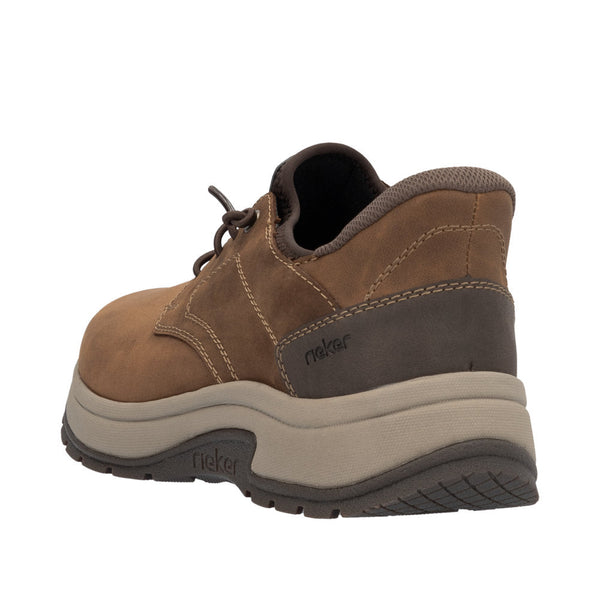 Rieker 11050-22 Mens Wide Brown Wax Suede Hands Free Slip On Shoes-elevate your sole
