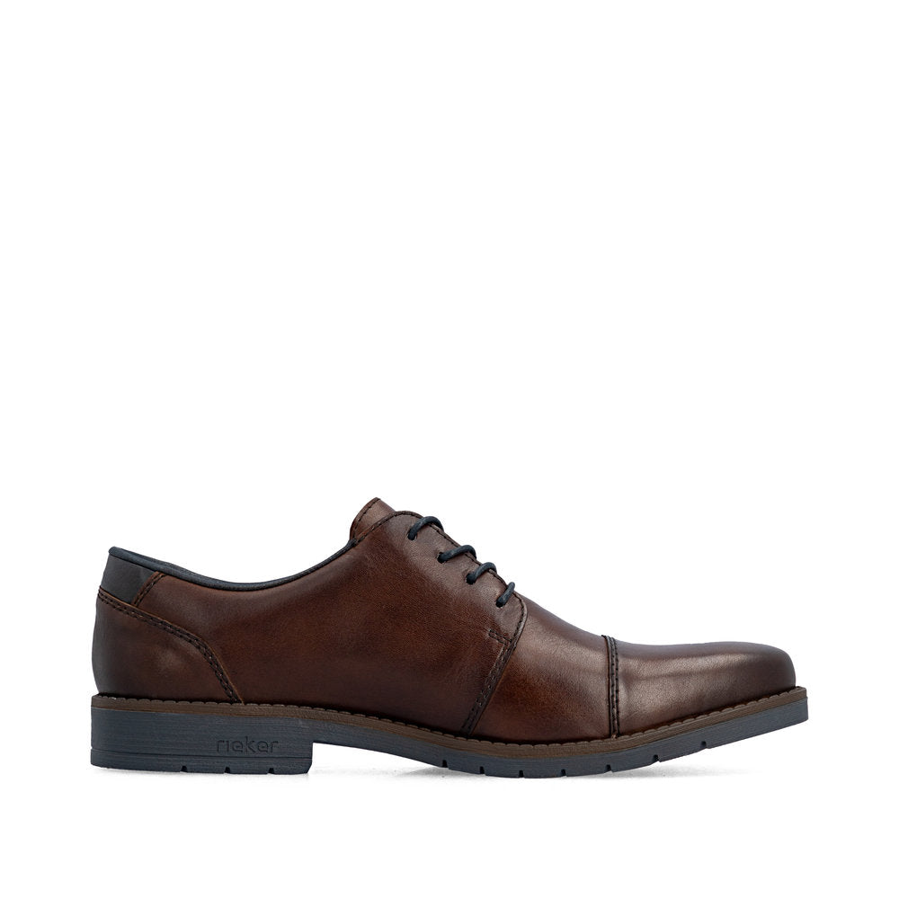 Rieker 13901-25 Mens Wide Leather Lace Up Shoes