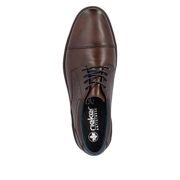 Rieker 13901-25 Mens Wide Leather Lace Up Shoes