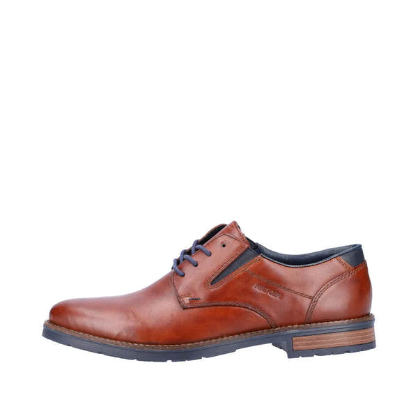 Rieker 14621-24 Mens Brown Leather Lace Up Shoes-elevate your sole