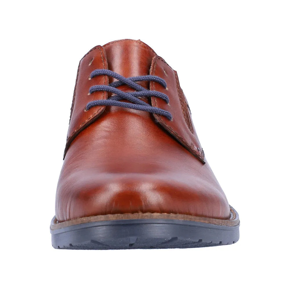 Rieker 14621-24 Mens Brown Leather Lace Up Shoes-elevate your sole