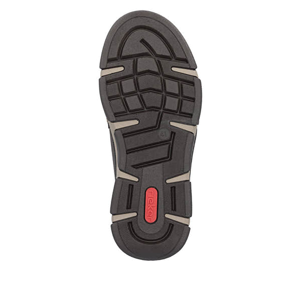 Rieker 15950-25 Mens Wide Grey Elasticated Shoes