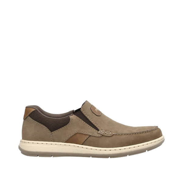 Rieker 17368-25 Randall Mens Brown Leather Slip On Loafers-elevate your sole