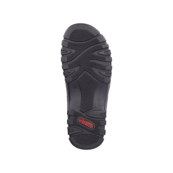 Rieker 25051-27 Mens Wide Brown Strap Sandals-elevate your sole