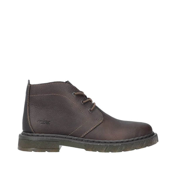Rieker 31640-25 Mens Brown Leather Lace Up Ankle Boots-elevate your sole