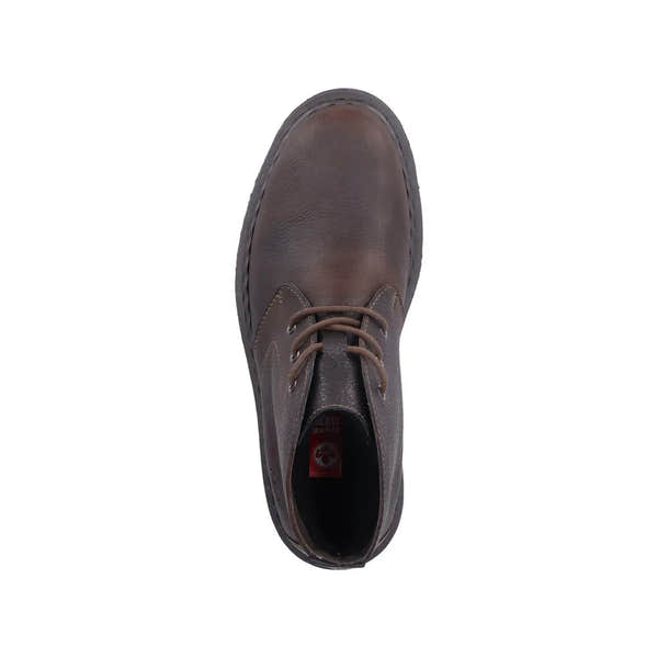 Rieker 31640-25 Mens Brown Leather Lace Up Ankle Boots-elevate your sole