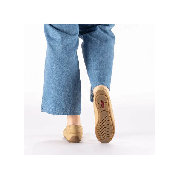 Rieker 43800-60 Ladies Marble Slip-On Shoes, beige, casual comfortable footwear, rubber sole, stylish and easy to wear.