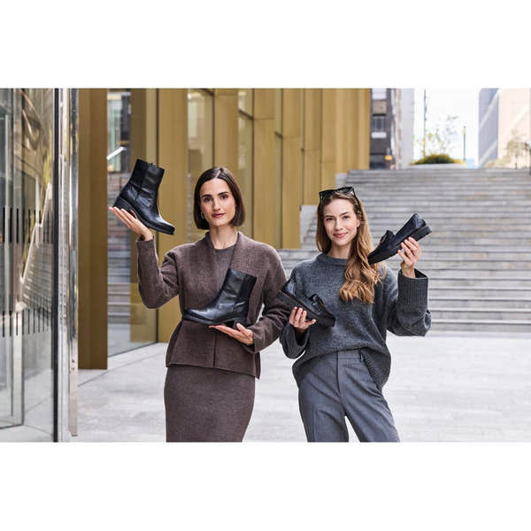Rieker 45553-00 Ladies Black Elasticated Shoes