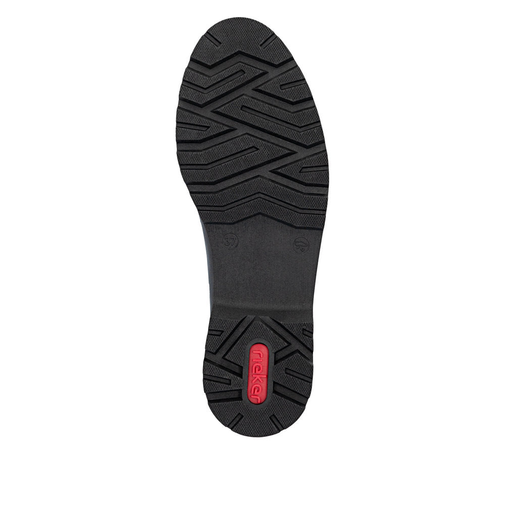 Rieker 45553-00 Ladies Black Elasticated Shoes