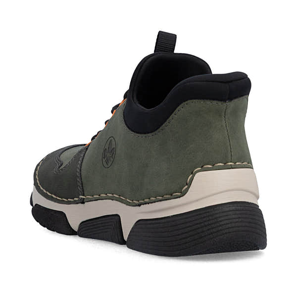 Rieker 45963-54 Ladies Green Elasticated Shoes
