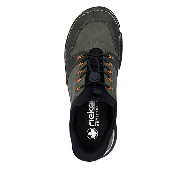 Rieker 45963-54 Ladies Green Elasticated Shoes
