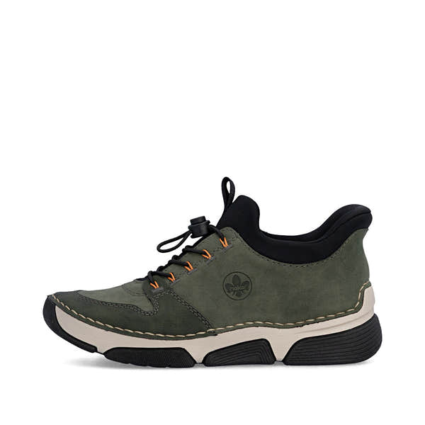 Rieker 45963-54 Ladies Green Elasticated Shoes