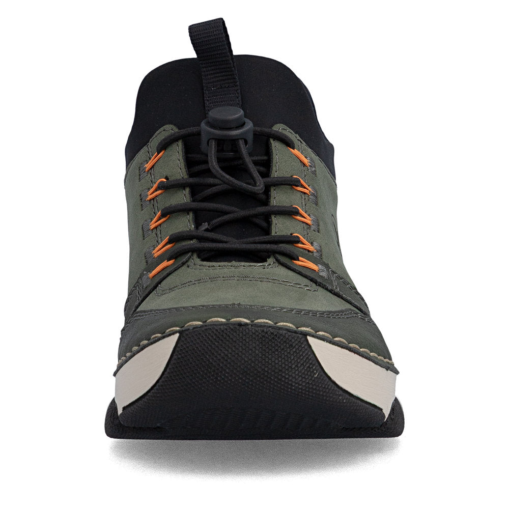 Rieker 45963-54 Ladies Green Elasticated Shoes