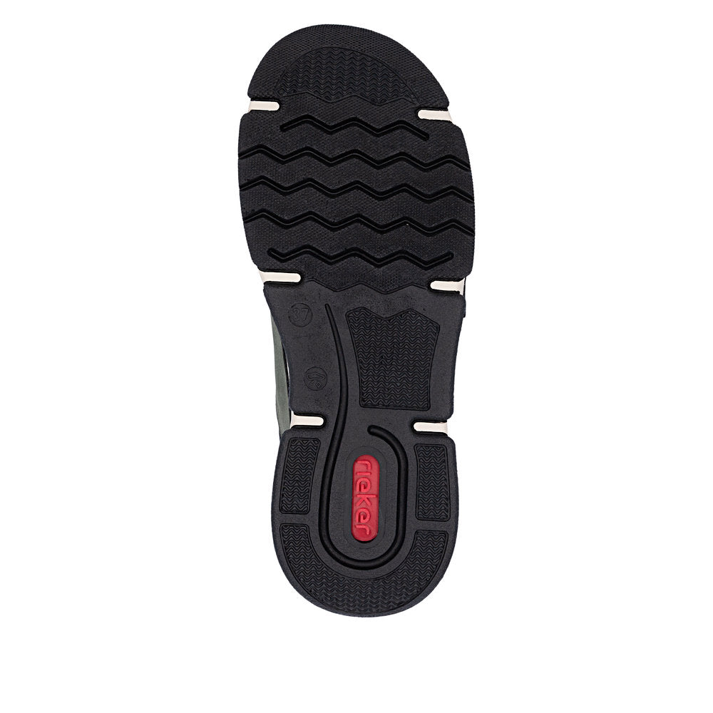 Rieker 45963-54 Ladies Green Elasticated Shoes