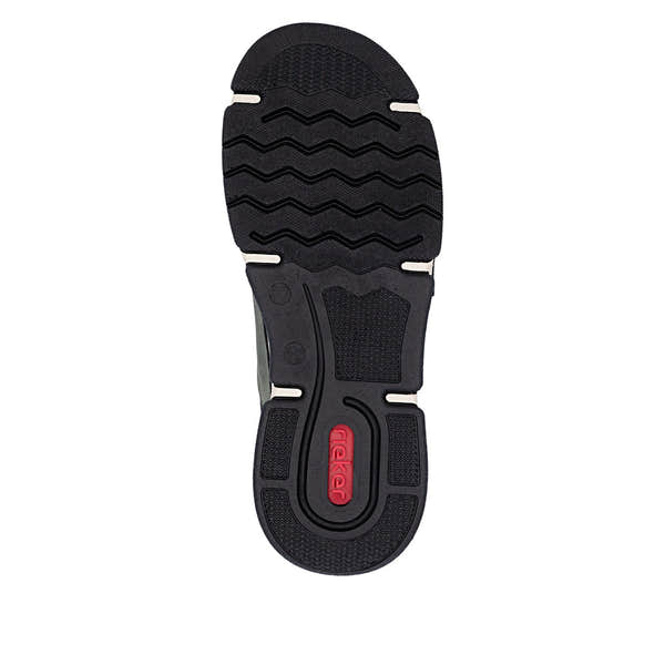 Rieker 45963-54 Ladies Green Elasticated Shoes
