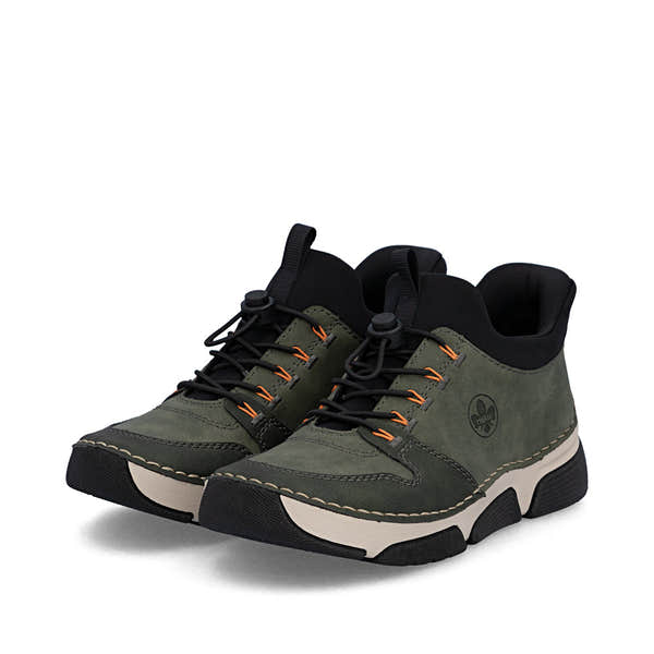 Rieker 45963-54 Ladies Green Elasticated Shoes