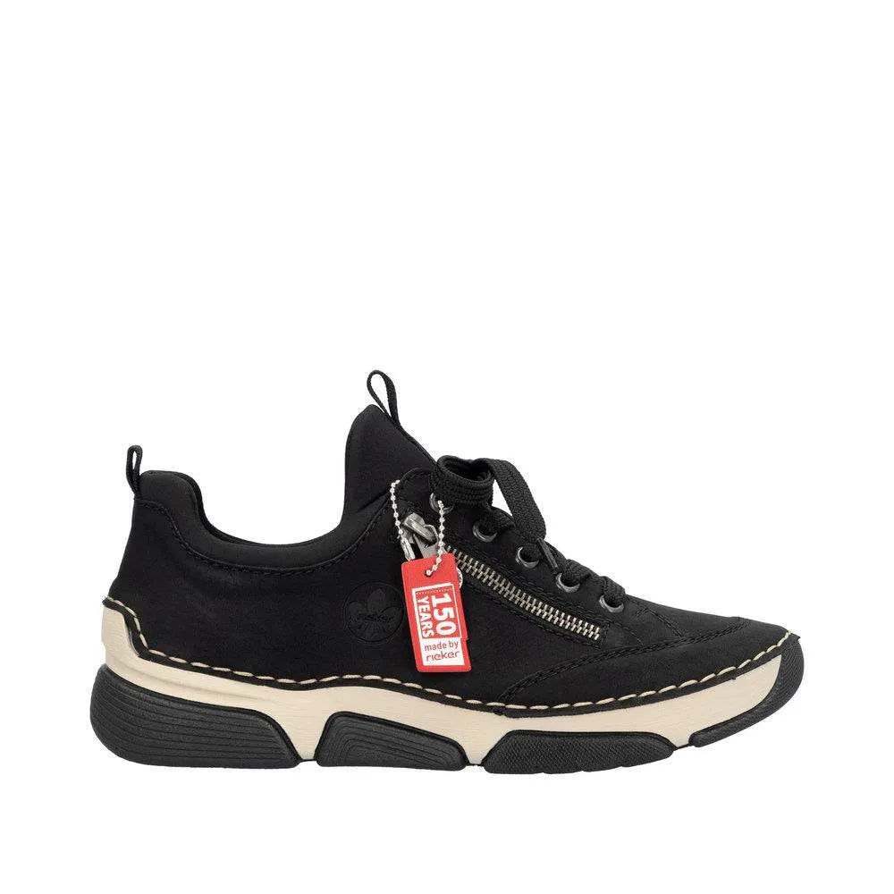 Rieker 45973-00 Ladies Black Slip On Shoes-elevate your sole