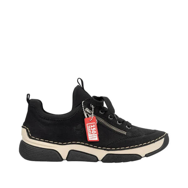 Rieker 45973-00 Ladies Black Slip On Shoes-elevate your sole