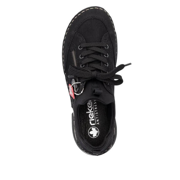 Rieker 45973-00 Ladies Black Slip On Shoes-elevate your sole