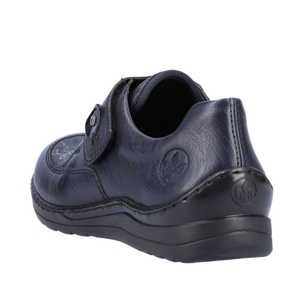 Rieker 48951-14 Ladies Ocean Navy Touch Fastening Shoes-elevate your sole