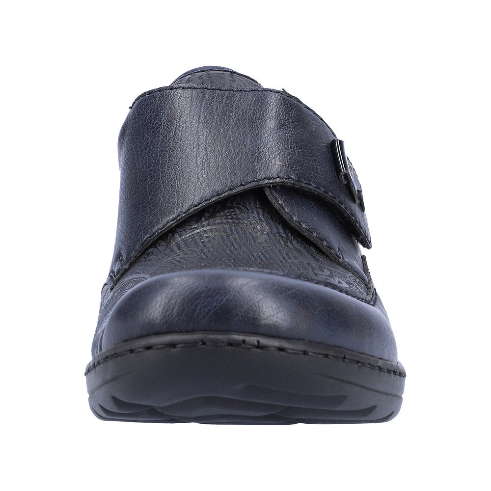 Rieker 48951-14 Ladies Ocean Navy Touch Fastening Shoes-elevate your sole