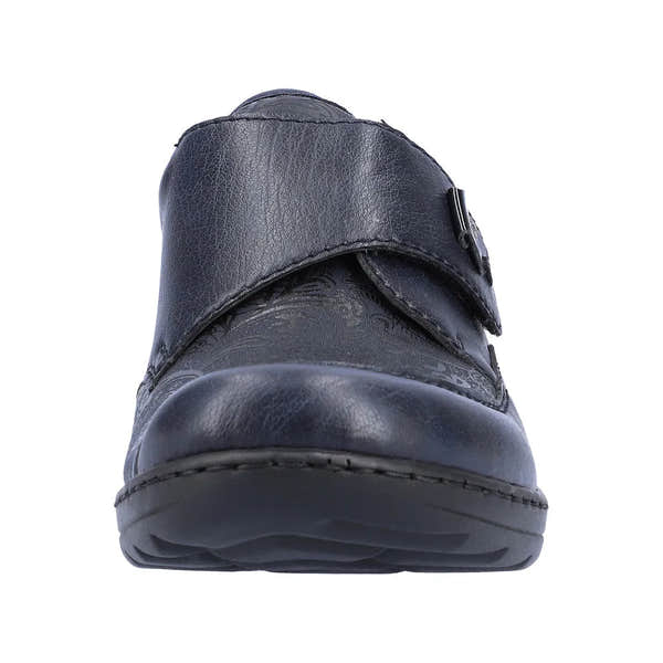 Rieker 48951-14 Ladies Ocean Navy Touch Fastening Shoes-elevate your sole
