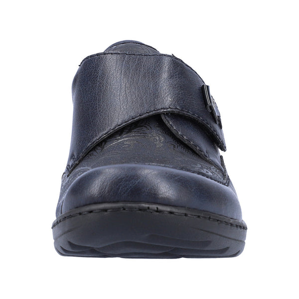 Rieker 48951-14 Ladies Ocean Navy Touch Fastening Shoes-elevate your sole