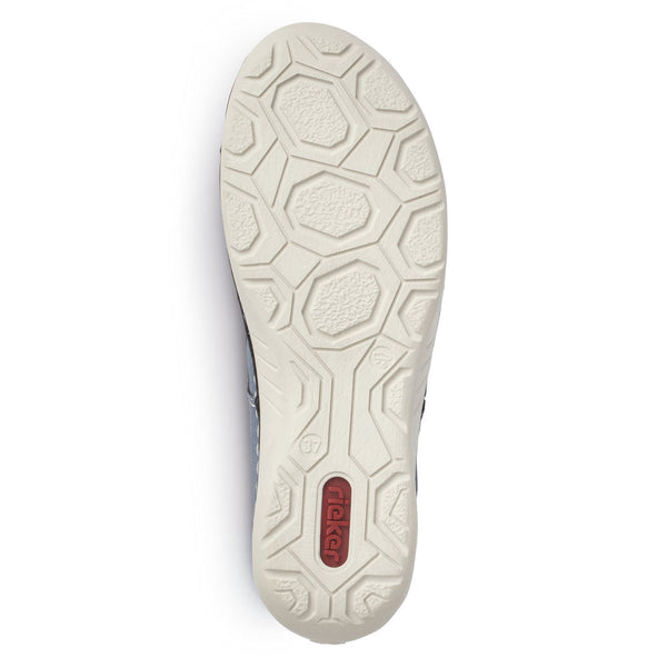 Rieker 52520-14 Ladies Blue Lace Up Shoes - elevate your sole