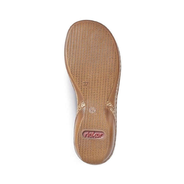 Rieker 62850-14 Ladies Navy Summer Pull On Sandals-elevate your sole