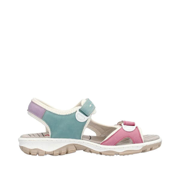 Rieker 68866-92 Ladies Multi Touch Fastening Sandals-elevate your sole
