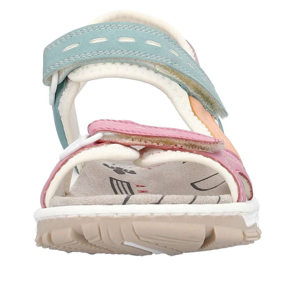 Rieker 68866-92 Ladies Multi Touch Fastening Sandals-elevate your sole