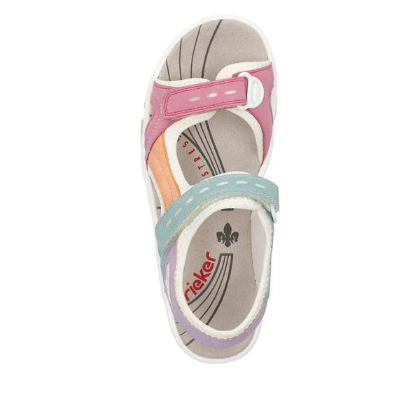 Rieker 68866-92 Ladies Multi Touch Fastening Sandals-elevate your sole