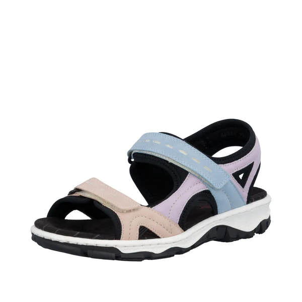 Rieker 68866-93 Ladies Multi Touch Fastening Sandals