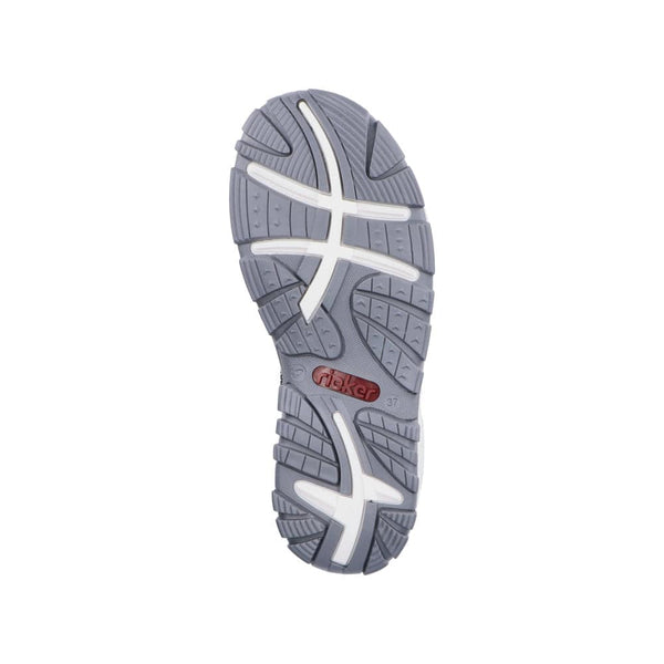 Rieker 68888-14 Ladies Navy Blue Synthetic Pull On Sandals-elevate your sole