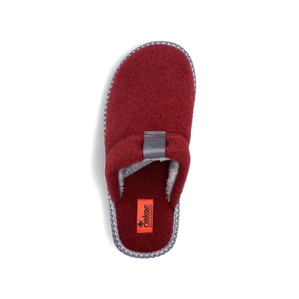 Rieker 69682-35 Ladies Red Slippers-elevate your sole