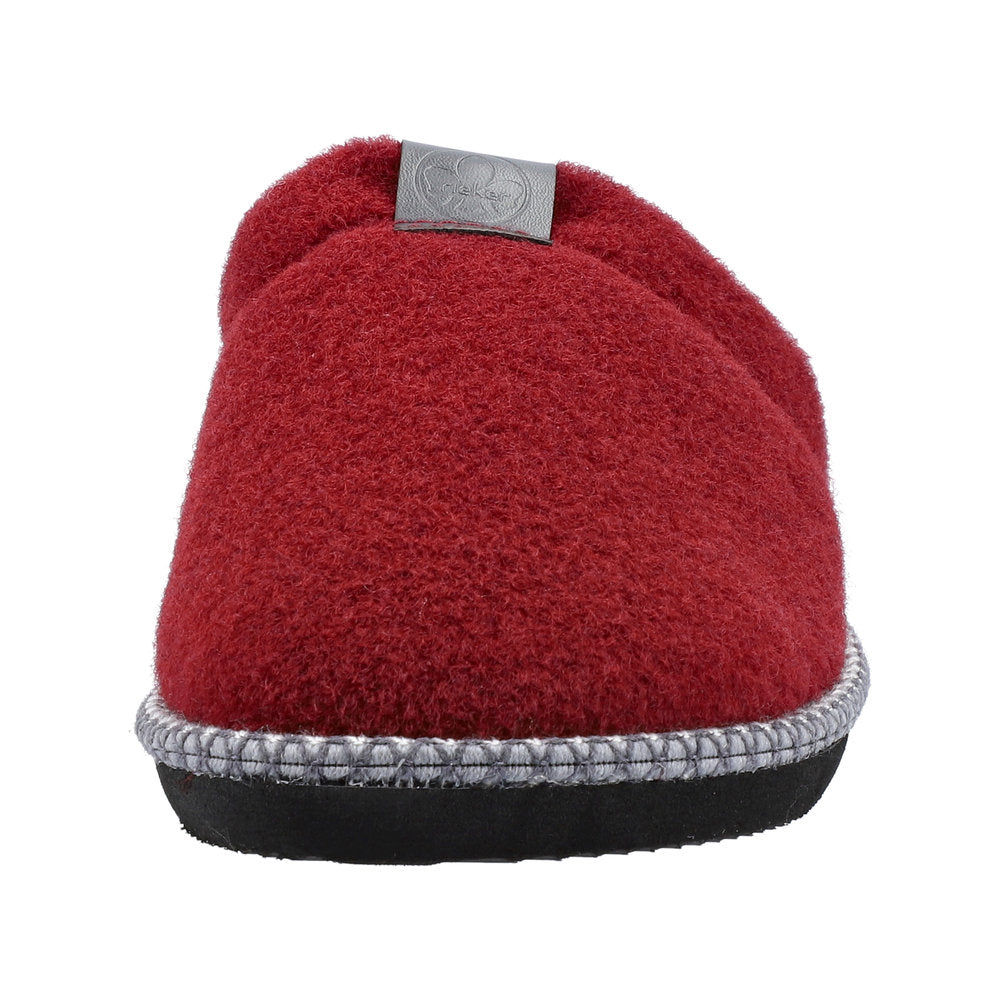 Rieker 69682-35 Ladies Red Slippers-elevate your sole