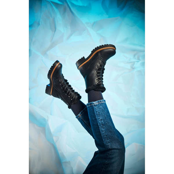 Rieker 72625-00 Ladies Black Zip & Lace Ankle Boots-elevate your sole