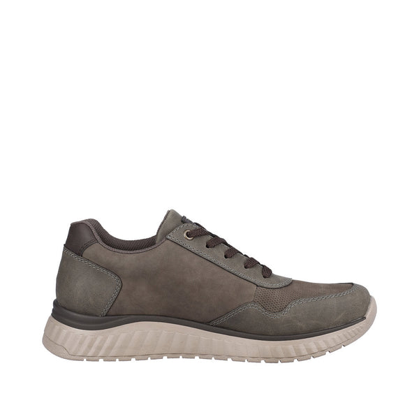 Rieker B0601-25 Mens Brown Zip & Lace Shoes-elevate your sole