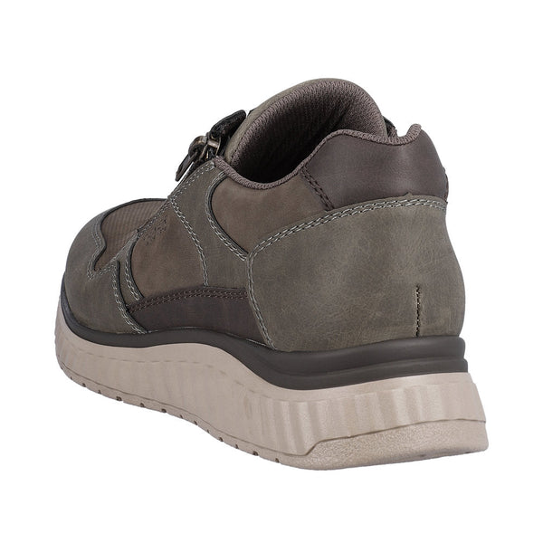 Rieker B0601-25 Mens Brown Zip & Lace Shoes-elevate your sole