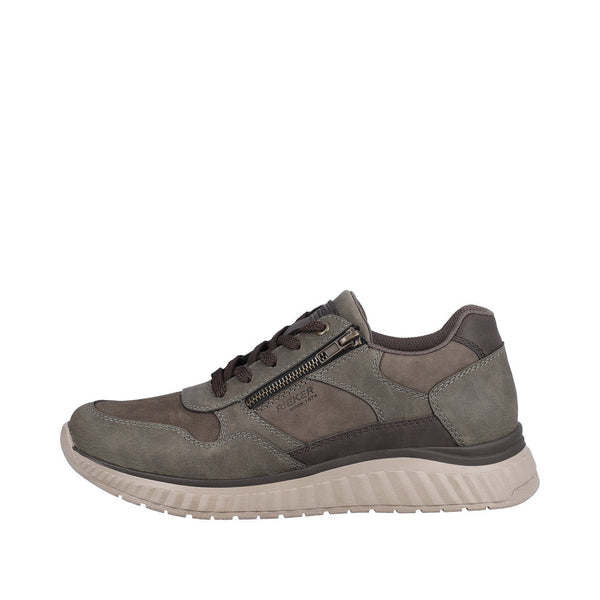 Rieker B0601-25 Mens Brown Zip & Lace Shoes-elevate your sole