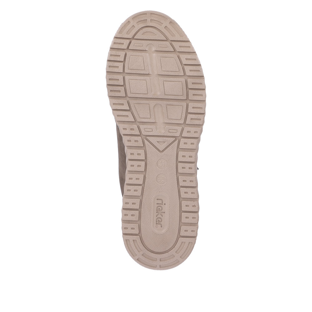 Rieker B0601-25 Mens Brown Zip & Lace Shoes-elevate your sole