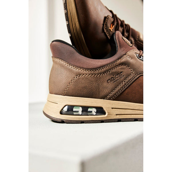 Rieker B1051-25 Mens Brown Hands Free Slip On Shoes-elevate your sole
