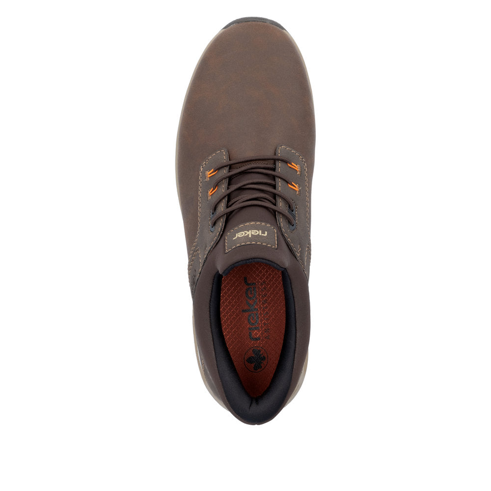 Rieker B1051-25 Mens Brown Hands Free Slip On Shoes-elevate your sole