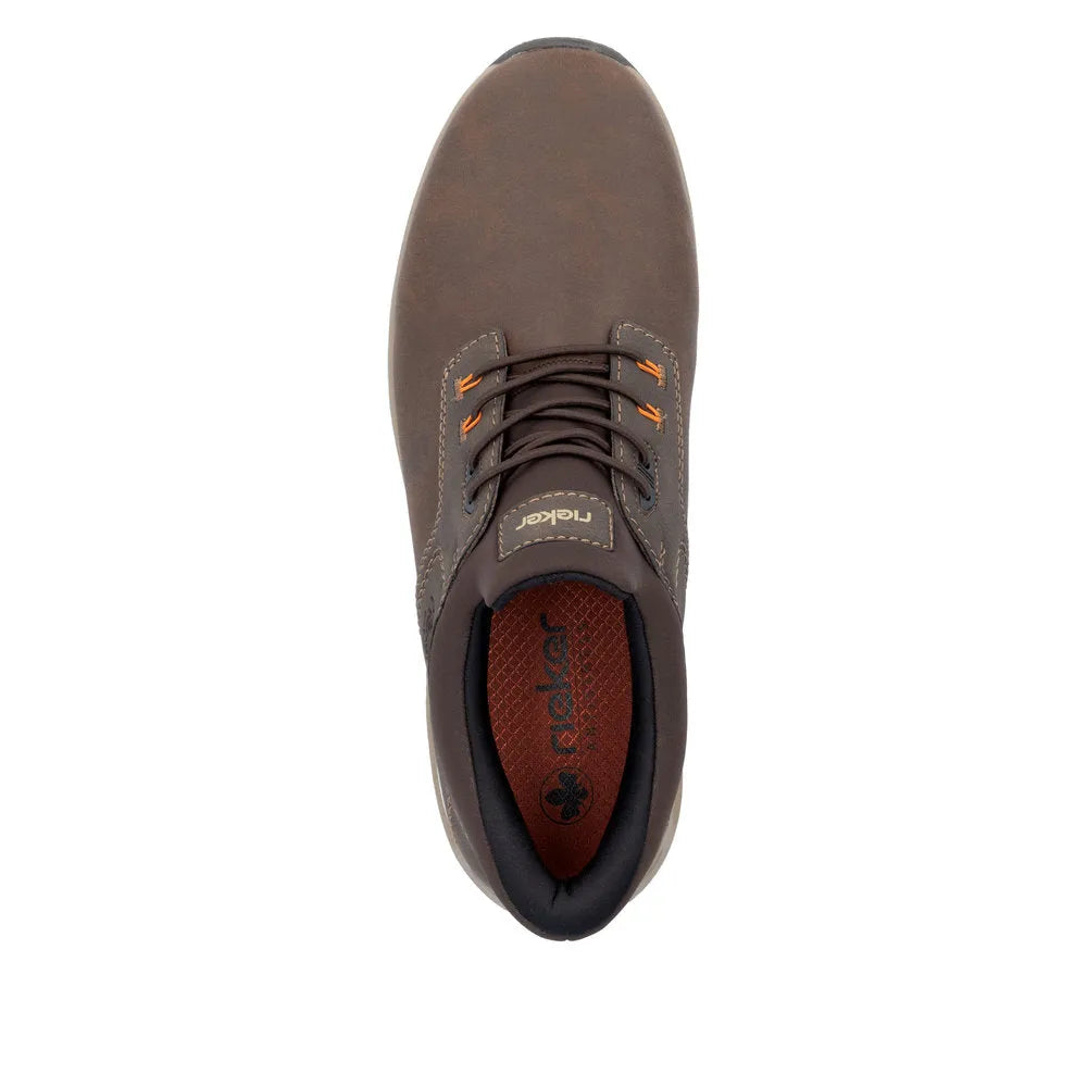 Rieker B1051-25 Mens Brown Hands Free Slip On Shoes-elevate your sole