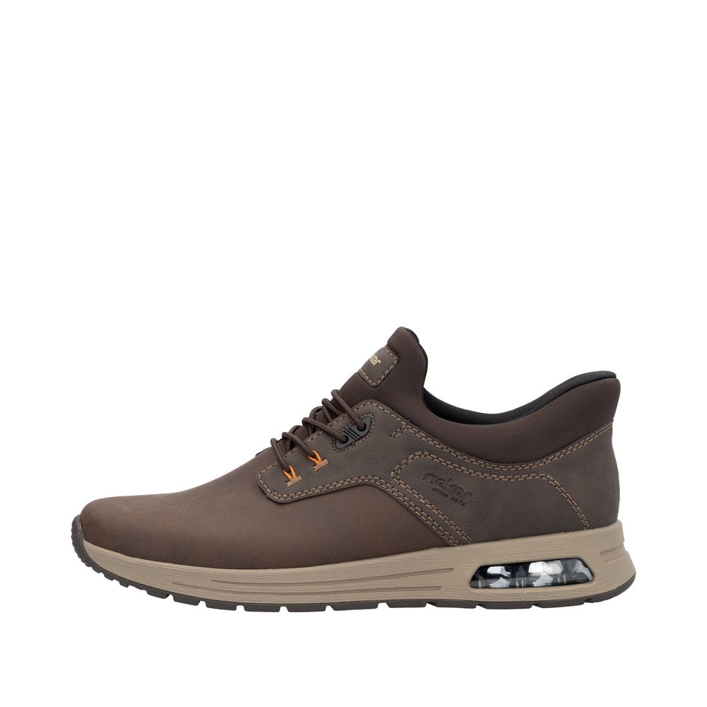 Rieker B1051-25 Mens Brown Hands Free Slip On Shoes-elevate your sole