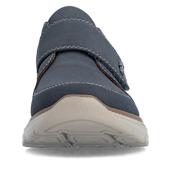 Rieker B1854-14 Mens Wide Navy Touch Fastening Shoes
