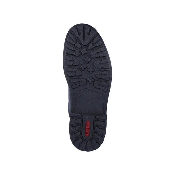 Rieker F4611-00 Mens Black Leather Water Resistant Lace Up Shoes-elevate your sole