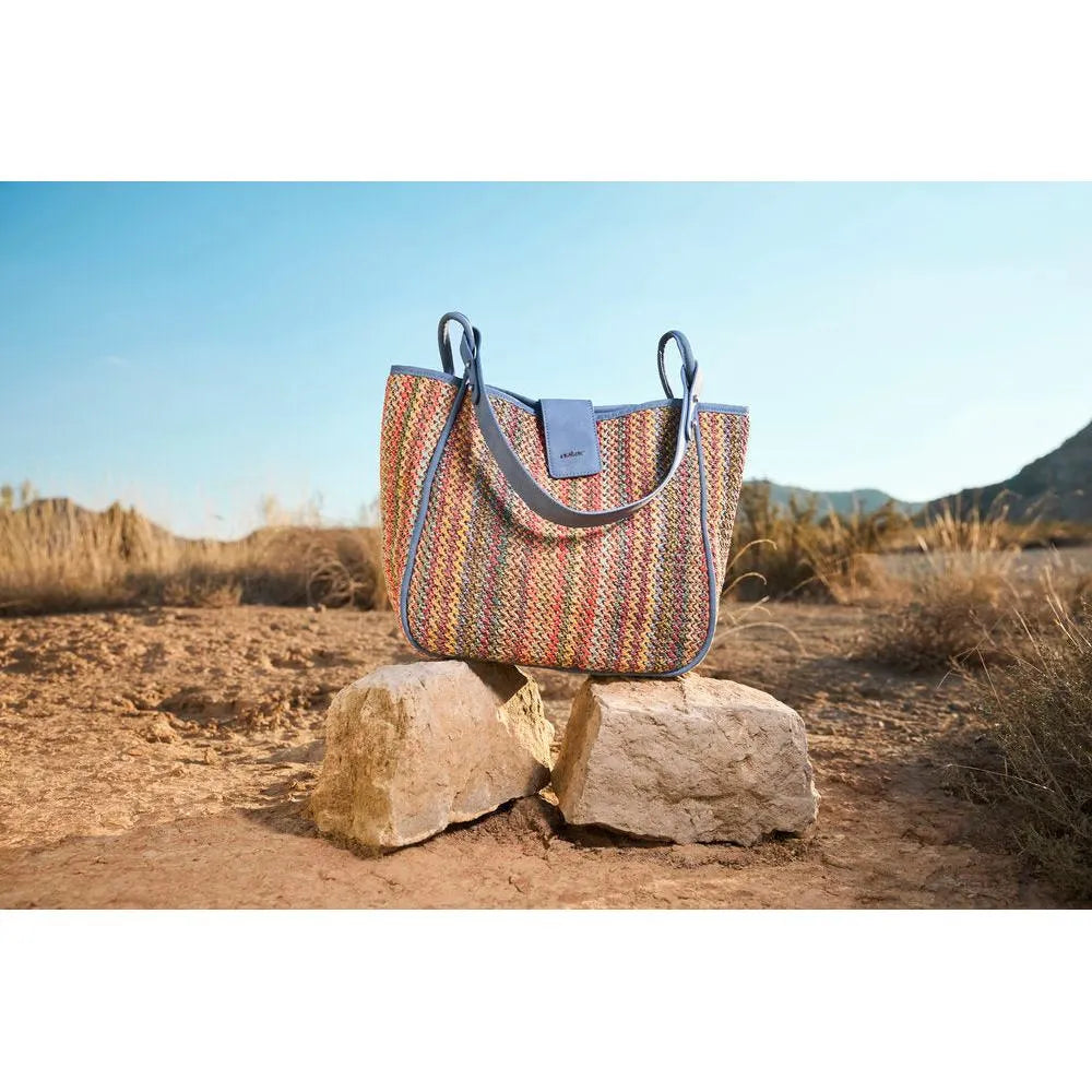 Rieker H1307-90 Blue Multi Handbag