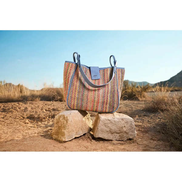 Rieker H1307-90 Blue Multi Handbag