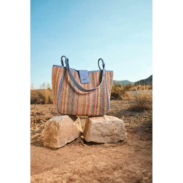 Rieker H1307-90 Blue Multi Handbag